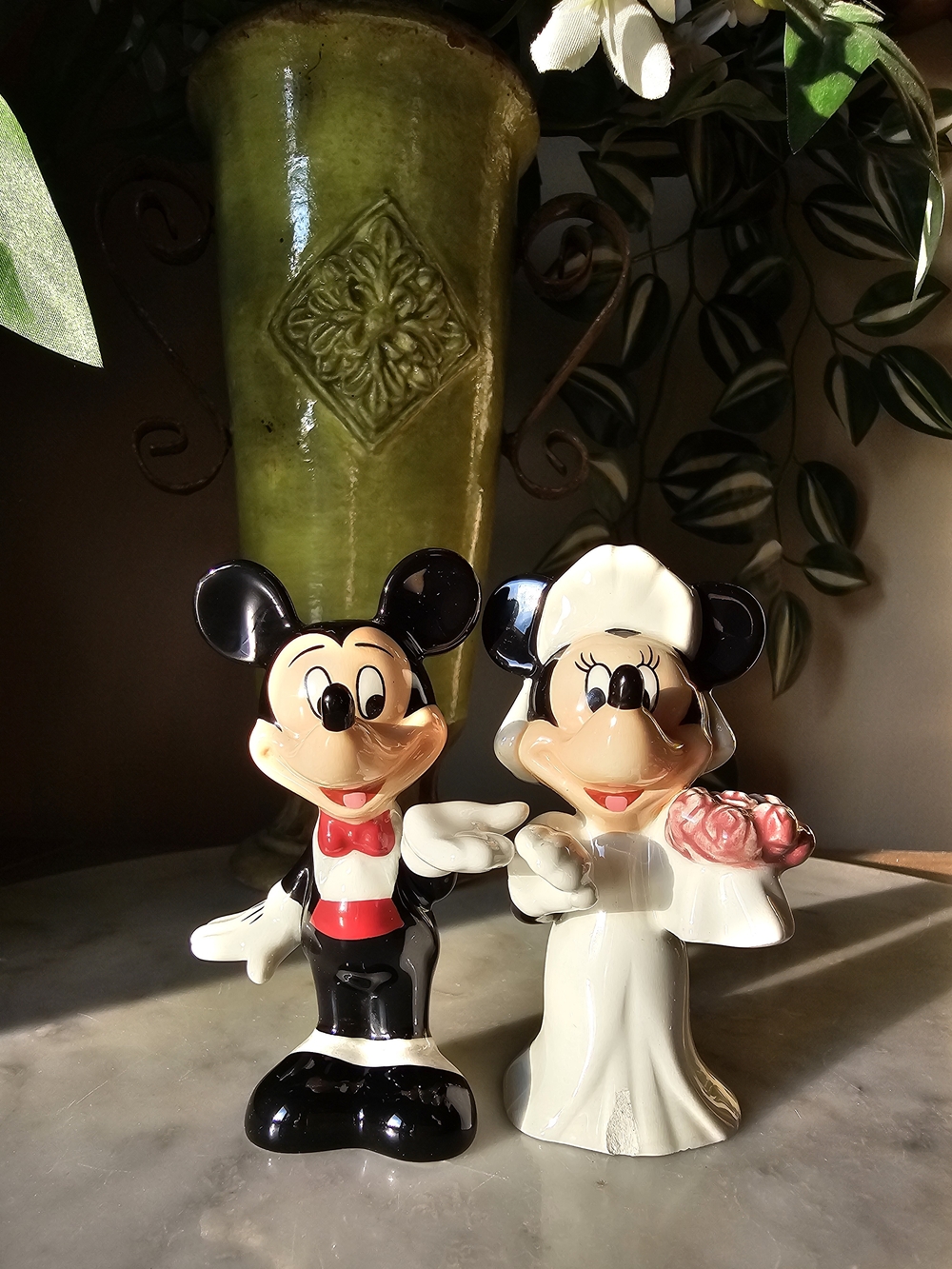 Mickey & Minnie Wedding Salt and Pepper Shakers | Disney Parks